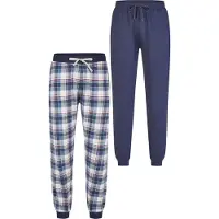 Phil&Co. Pyjamabroek 'Cozy Classics' donkerblauw