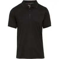 Regatta Heren Navigate Poloshirt met Korte Mouwen (Zwart/Seal Grijs)