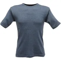 Regatta Heren Thermisch Ondergoed Korte Mouw Vest / T-Shirt (Denim Blauw)
