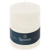 Spaas Stompkaars Essential Collection Wit 95 Uur D 10 H 13 Cm
