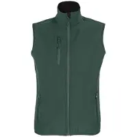 Sols Dames/Dames Falcon Bodywarmer Softshell met rits (Bosgroen)