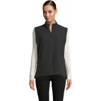 Sols Dames/Dames Race Softshell Bodywarmer (Zwart)