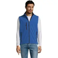 Sol Heren Rallye Softshell Mouwloos Gilet (Koningsblauw)
