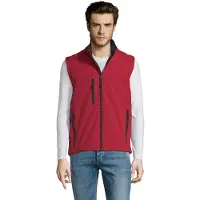 Sol SOLS - "Rallye" vest voor heren, mouwloos, model LT1939 (maat L) (peperrode kleur)