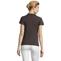 Sols Dames/Dames Perfect Poloshirt (Donkergrijs massief)
