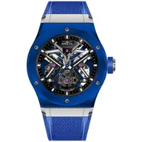 Invicta Celestial 69543 Herenhorloge - Mechanisch Uurwerk - K9 Glas met Zilveren Wijzerplaat - 45 mm