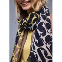 Street One Dames Sjaal met patroon in Multicolour, in size: One size