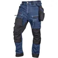 Neo DENIM Serie - Werkbroek - Cordura Versterkingen - Odpinbare Zakken - Maat XS