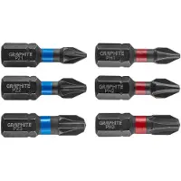 GRUPA TOPEX - Schroefbitset - PH1/2/3, PZ1/2/3 - 25mm - S2 Staal