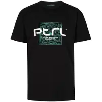 Petrol Industries T-shirt zwart Jongens Katoen Ronde hals Logo - maat 128