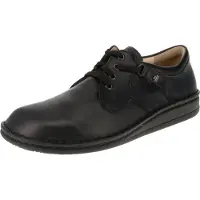 Finn Comfort Veterschoen 'Schnürschuh Herren 01000 001099 Echtleder in schwarz' zwart