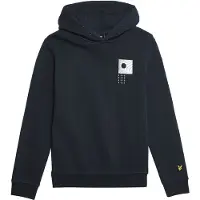 Lyle & Scott Kids Disrupt Graphics Hoodie - Donker Marineblauw