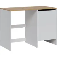 Vicco Wasmachinekast Viktor, Wit/Artisanaal eiken, 119.6 x 88.2 cm met 1 deur
