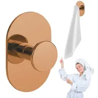 Laveo Miri - Handdoekhouder - Enkelvoudig - Roze Goud - Zelfklevend