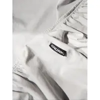 Snurk Hoeslaken Uni Grey Jersey-Lits-Jumeaux XL (180/200 x 200/210/220 cm)