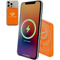 Golden Sound Powerbank 10.000 mAh - WK 2026 Editie - Geschikt voor MagSafe systeem - Powerbanks - Magnetisch opladen - Noodpakket - Draadloos opladen - Met USB-C Poort - Oranje