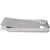 Patisse Quichevorm Geperforeerd 32 X 22 Cm Staal