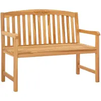 vidaXL Handgemaakte Rozenbank 114 x 60,5 x 95 cm Massief Teakhout