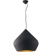 LUCE Design Hanglamp Tholos, dimbaar, zwart, Woon-/ Eetkamer, metaal, Modern, hanglamp