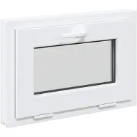 vidaXL Kelderraam RISOR, 60 x 40 cm, PVC en glas