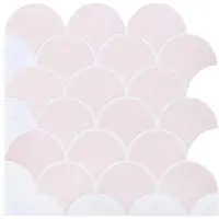 vidaXL Vis Schub Tegel 50 st Licht Roze 30 x 30 cm Polyurethaan en PET