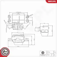 ESEN SKV 75SKV349 Motorsteunlager