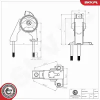 ESEN SKV 75SKV408 Motorsteunlager