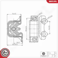 ESEN SKV 75SKV374 Motorsteunlager
