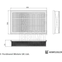 Blue Print ADBP220229 Luchtfilter
