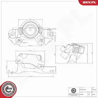 ESEN SKV 75SKV400 Motorsteunlager