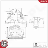 ESEN SKV 75SKV347 Motorsteunlager
