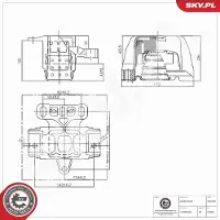 ESEN SKV 75SKV344 Motorsteunlager