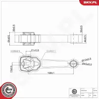 ESEN SKV 75SKV389 Motorsteunlager