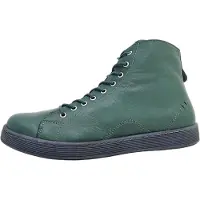 Andrea conti Boots 'Stiefel Damen 0344900 1527 Echtleder in grün' groen