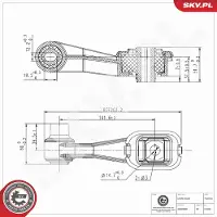 ESEN SKV 75SKV362 Motorsteunlager
