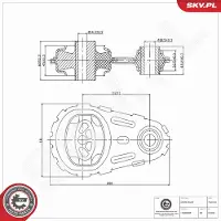 ESEN SKV 75SKV384 Motorsteunlager