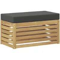 vidaXL Buitenstoel Bank Massief Acacia Hout Wit