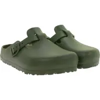 Birkenstock Huisschoenen 'Boston' kaki