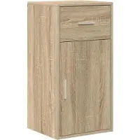 vidaXL Dressoir met lade Sonoma Eik 38 x 34 x 75 cm