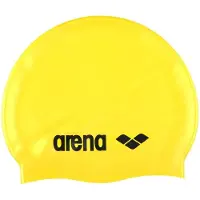 Arena Badmuts Unisex Classic Silicone Swim Cap Yellow/Black