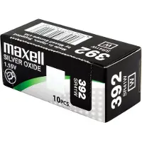 Maxell 392 SR41W Zilver-oxide Horlogebatterij Knoopcel 10 Stuks