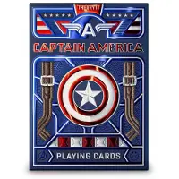 Theory 11 Captain America Playing Cards Patriotic Design