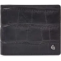 Castelijn & beerens Croco Billfold - voor 8 pasjes - met RFID bescherming - zwart