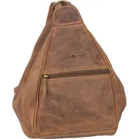 Green Burry vrijetijdsrugzak rugzak Vintage Backpack Brown bruine