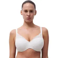 Chantelle Voorgevormde bh Floral Touch | Maat: 75E | Kleur: Wit