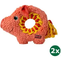 Kong ringaroos varken 2x 34,5x5,5x20,5 cm