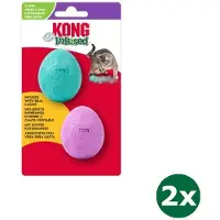 Kong infused ei met catnip 2x 4x4x5 cm