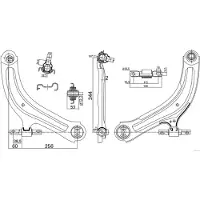 HERTH+BUSS JAKOPARTS J4911062 Draagarm