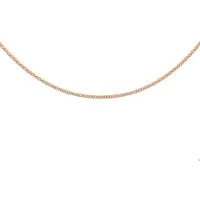 The Jewelry Collection Roségoud Collier gourmet 1 4400834 42 cm