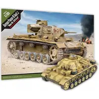ACADEMY Modelbouwpakket Militaire voertuigen - 13531 German Panzerkampfwagen III Ausf. J (Tp) WWII - Noord Afrika - Duitse Tank Plastic - 1:35 - Modelbouw